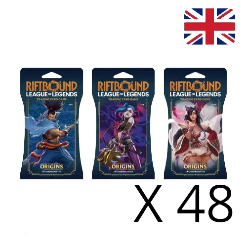 Riftbound TCG League of Legends – Set One Origins Booster Display (48 Packungen) EN