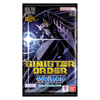 Digimon EX10 Case 12 Box Extra Sinister Order ENG - Acquista Ora! - OnyTCG