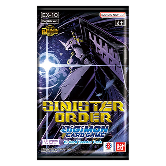 Digimon EX10 Card Game Extra Sinister Order Box ENG - Digimon EX10 Disponibile per l'Acquisto! - OnyTCG