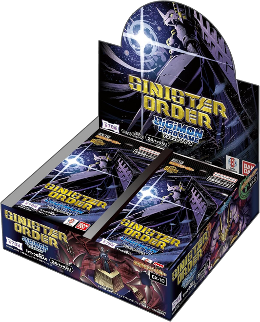 Digimon EX10 Card Game Extra Sinister Order Box ENG - Digimon EX10 Disponibile per l'Acquisto! - OnyTCG