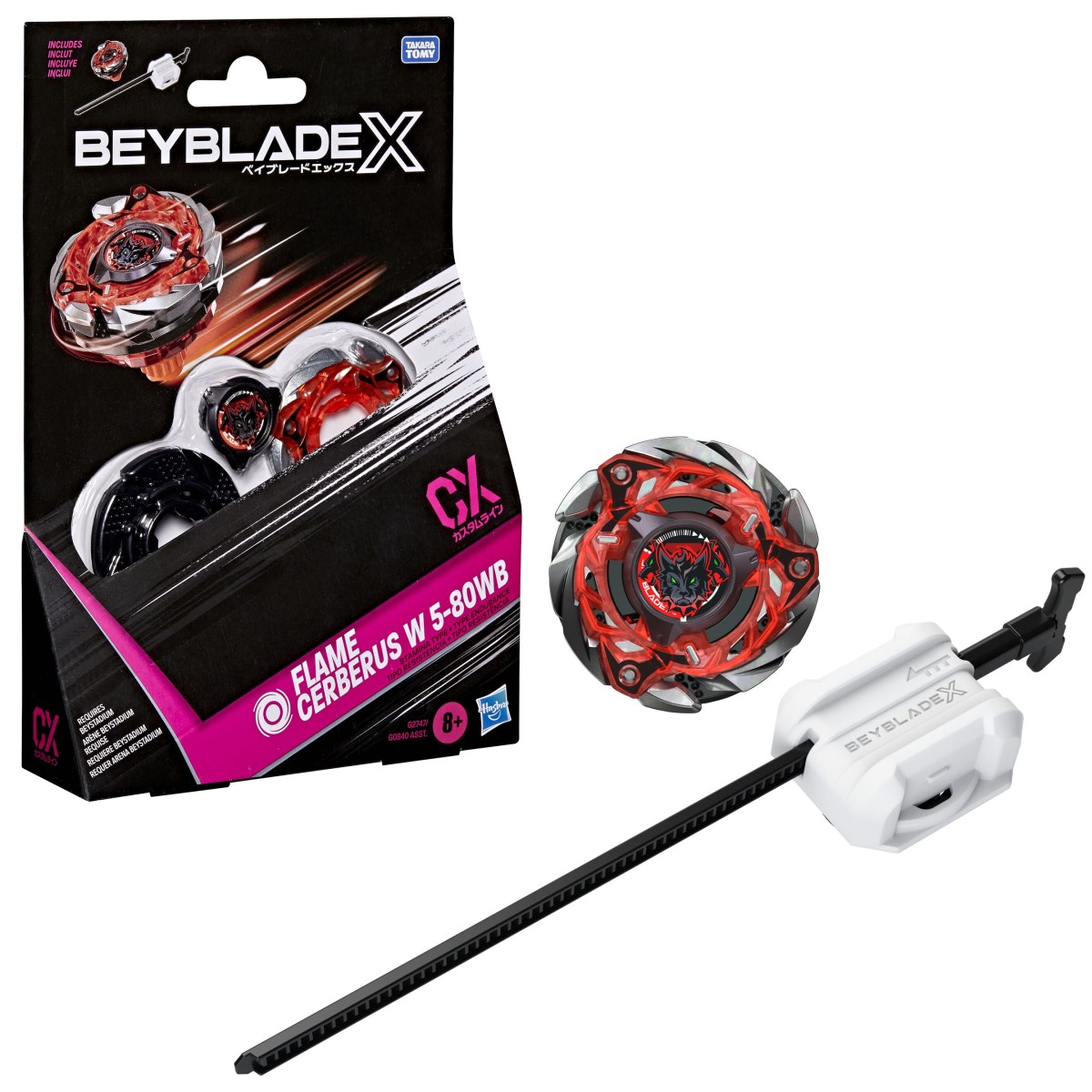 Beyblade X Flame Cerberus W5-80WB CX Starter Pack Hasbro