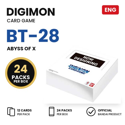 Digimon BT-28 Abyss of X Booster Box EN 24 Packs