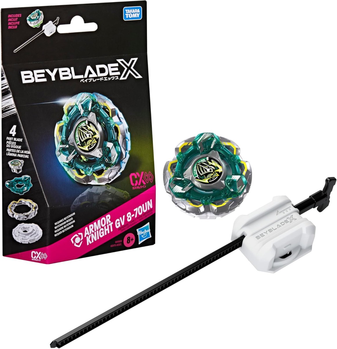 Beyblade X Armor Knight GV8-70UN CX Infinity Starter Pack Hasbro