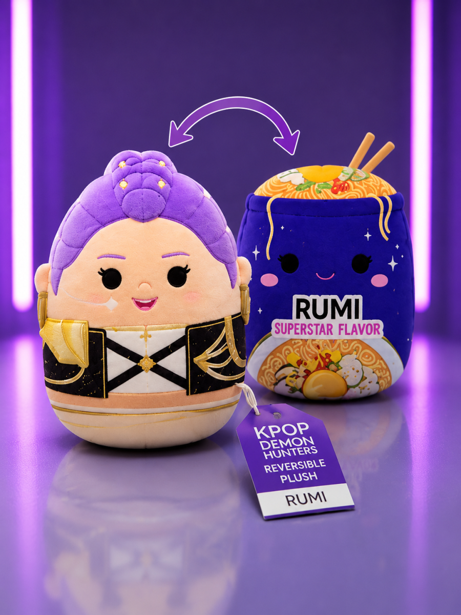 Squishmallows 20CM KPOP Demon Hunters Reversible Rumi