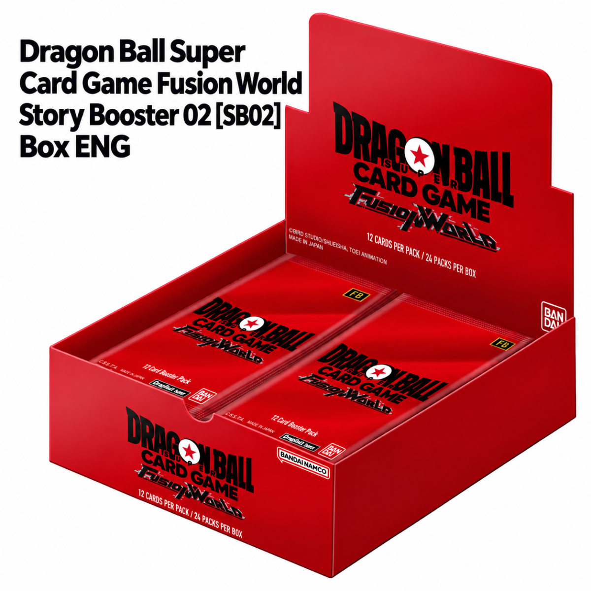 Dragon Ball Super Card Game Fusion World Story Booster 02 [ST02] Box ENG