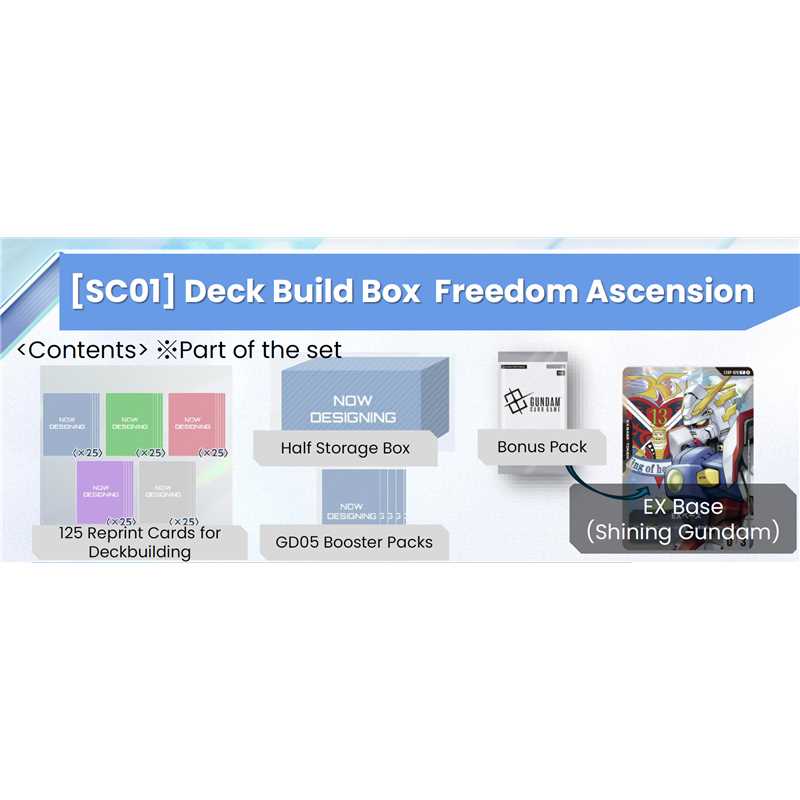 Gundam Card Game Deck Build Box [SC-01]