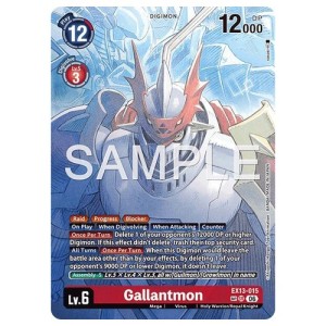 Digimon Gallantmon EX13-015 Special Rare EN Near Mint