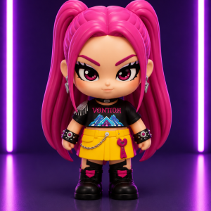 KPOP Demon Hunters Mira Mini Figure 20CM
