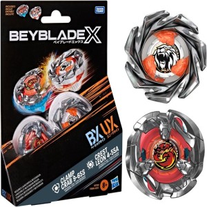 Beyblade X Dual Pack Crest Leon 4-55A and Clamp Crab 9-65S - 1